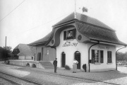 Bahnhof Büren zum Hof 1918