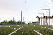 Als erste Bahn der Schweiz plant der RBS im Depotvorfeld eine Grüngleisanlage. Die Abstellanlage bietet Platz für vorerst 18 Züge. Die Gleise für die Baufahrzeuge werden im hinteren Teil der Anlage erstellt. Die Depotanlage wird Richtung Kyburgstrasse mit einem Lärmschutzwall mit Bäumen resp. in der Zufahrtskurve mit einer begrünten Lärmschutzwand abgeschlossen. 