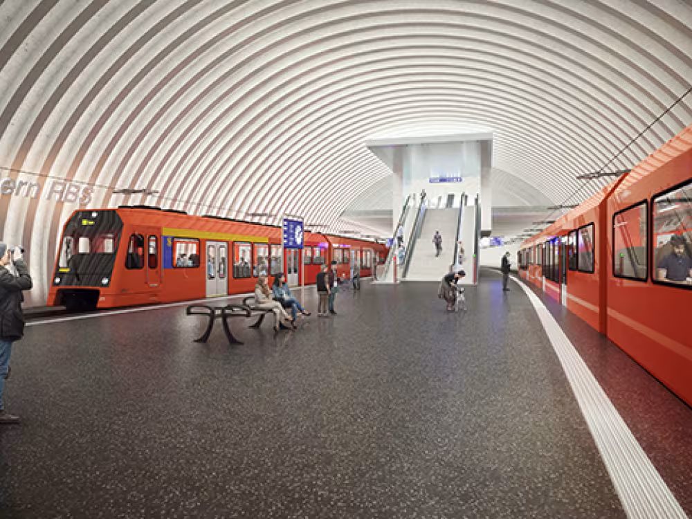 Visualisierung RBS Bahnhof