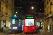 Nächtliche Tram-Testfahrten in Bern