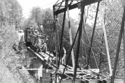 Bau der Auffahrrampe beim Nordportal des Schanzentunnels, am 13. Mai 1965.