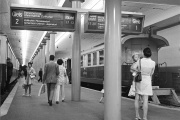 Der unterirdische Bahnhof Bern Ende der 1960er-Jahre.