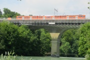 Aarebrücke eingerüstet 2017