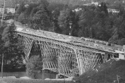 Aarebrücke eingerüstet 1965