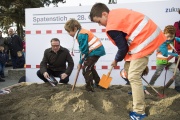 Der Spatenstich mit SBB-CEO Andreas Meyer