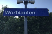 Bahnhofschild Worblaufen