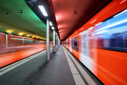 Die Worbla im Bahnhof Bern. 