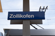 Bahnhofsschild Zollikofen