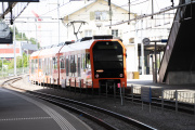 Einfahrt NExT am Bahnhof Zollikofen