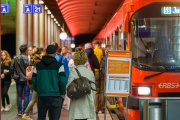 Fahrgäste im RBS-Bahnhof Bern