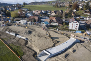 Die Baustelle von oben, Herbst 2019. (Foto: Fotografie FABUST)