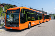 Der e-Bus unterwegs in Ittigen