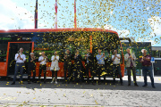 Einweihung e-Bus Mercedes im August 2021 in Ittigen