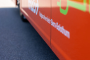 e-Bus Scania mit RBS-Logo