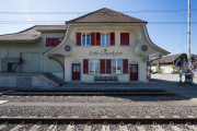 Bahnhofsgebäude Lohn-Lüterkofen Stand heute (Bild: RBS)