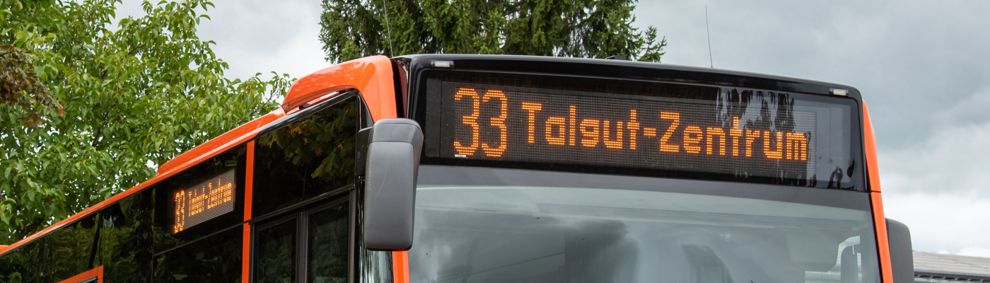 RBS-Bus unterwegs Talgut-Zentrum Ittigen