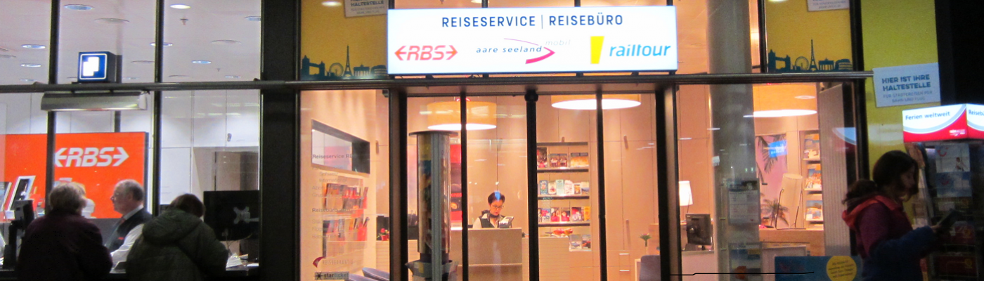 Reiseservice RBS/asm Bahnhof Bern