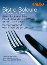 «Bistro Soleure» – 4 Gänge zwischen Bern und Solothurn