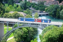 Blaues Bähnli - Kirchenfeldbrücke