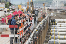 Grosses Interesse an Baustellen von «Zukunft Bahnhof Bern»