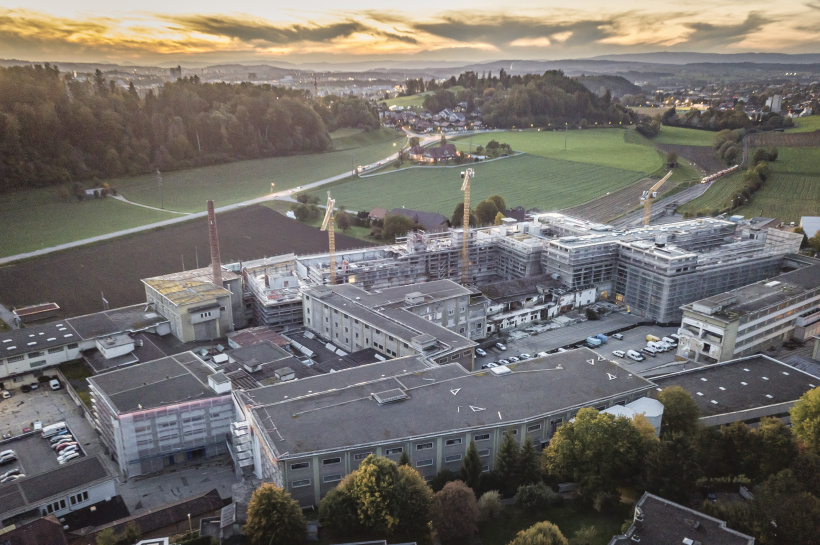 Der Bernapark im Umbau (Foto von Thomas Hodel)