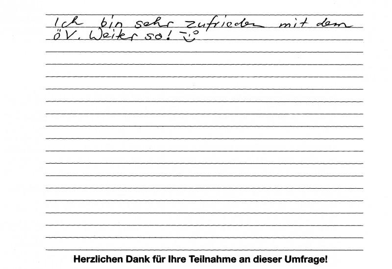 Kundenumfrage
