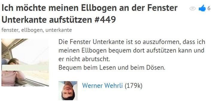 Fenster-Unterkannte, Aufstützen