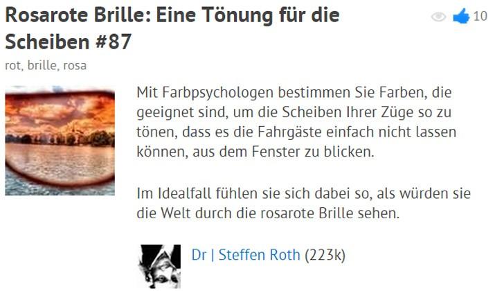 Farben, Zugscheibe, Psychologie