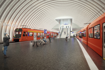 Der neue RBS-Bahnhof Bern 