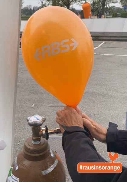 RBS mit Ballonen bei Emma auf Hoftour