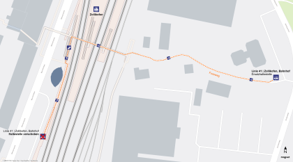 Ersatzhaltestelle | Linie 41 | Zollikofen, Bahnhof
