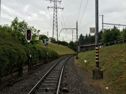 Gleis und Signale